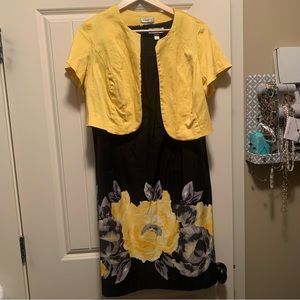 EUC Dressbarn Womens 2 pc. Sheath Dress